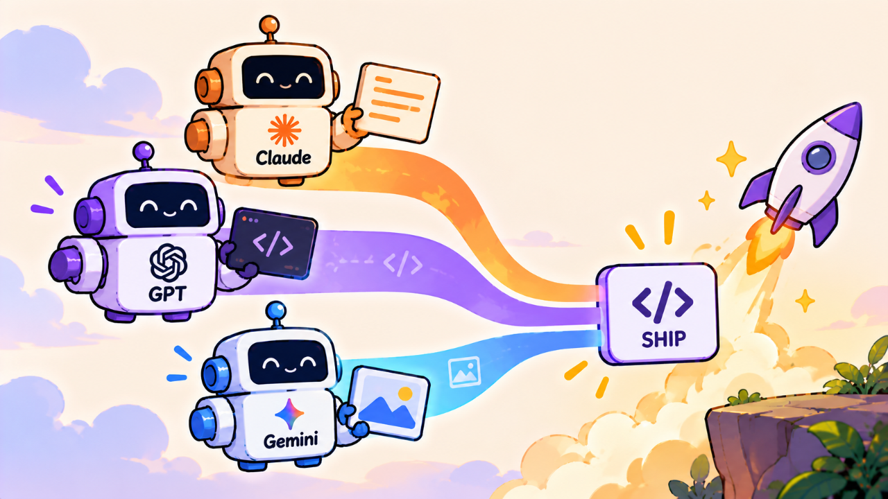 Claude vs GPT vs Gemini for Shipping Code  in 2026
