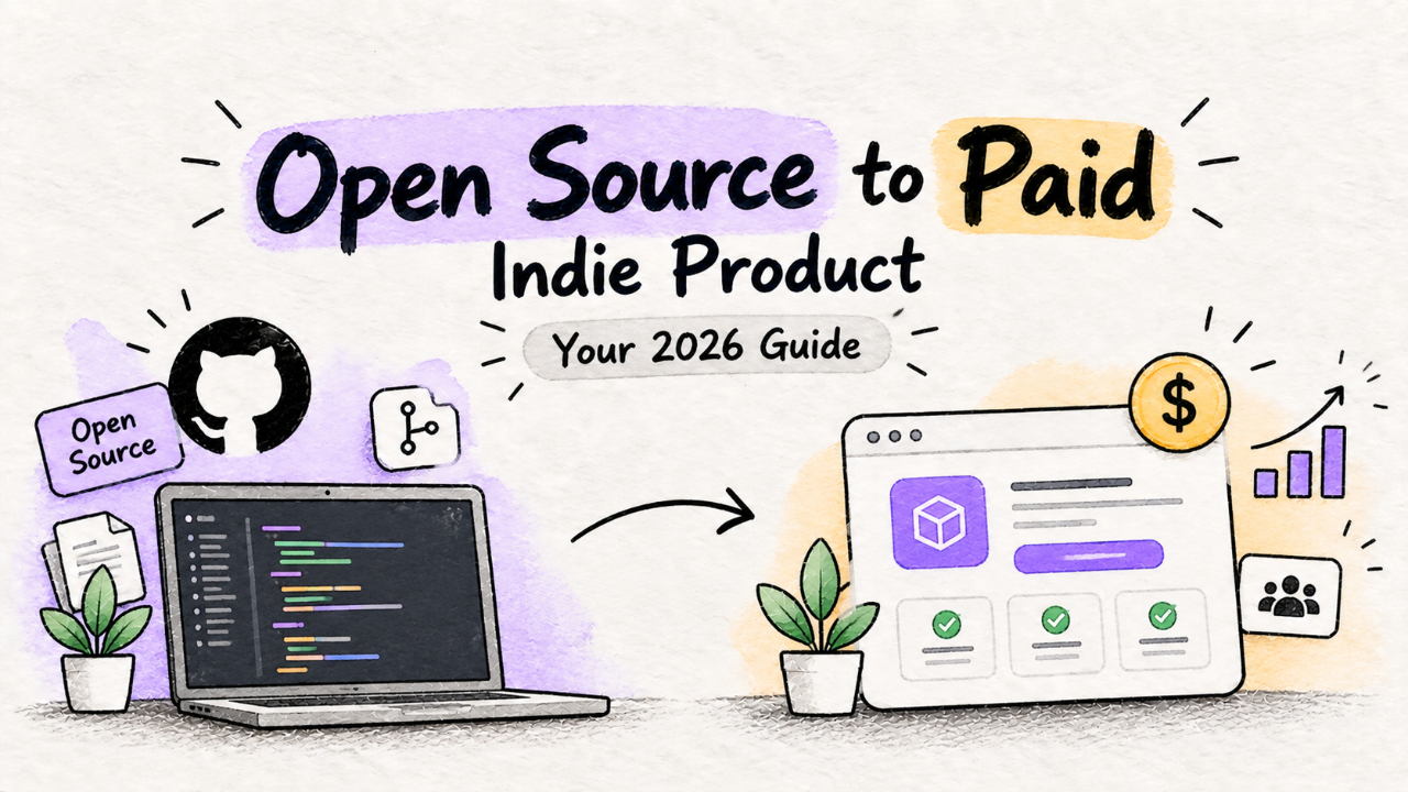 Open Source to Paid Indie Product: Your 2026 Guide