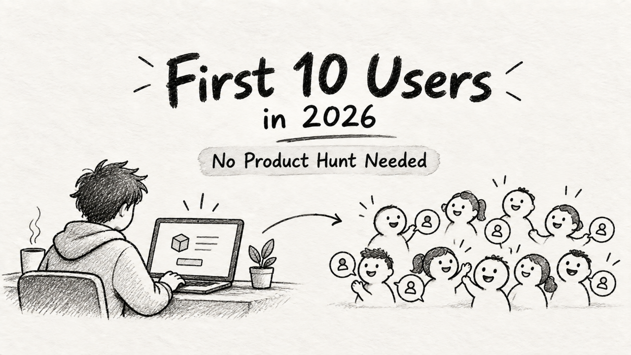 First  10 Users  in 2026 : No Product Hunt  Needed