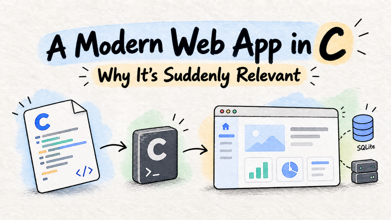 A Modern Web App in C (2026): Why it's Suddenly Relevant