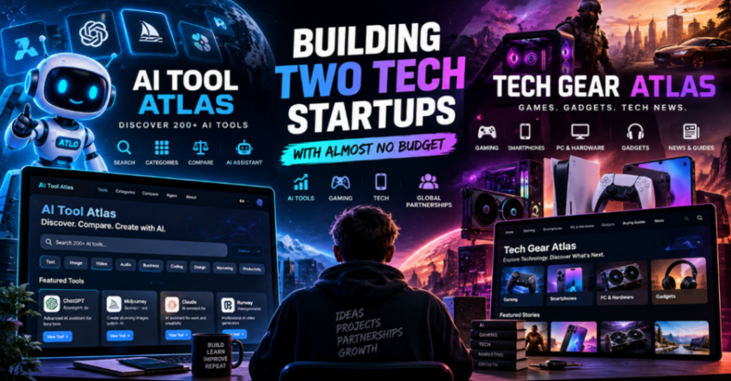 Building Two Tech Startups With Almost No Budget — My Journey as a Solo Founder