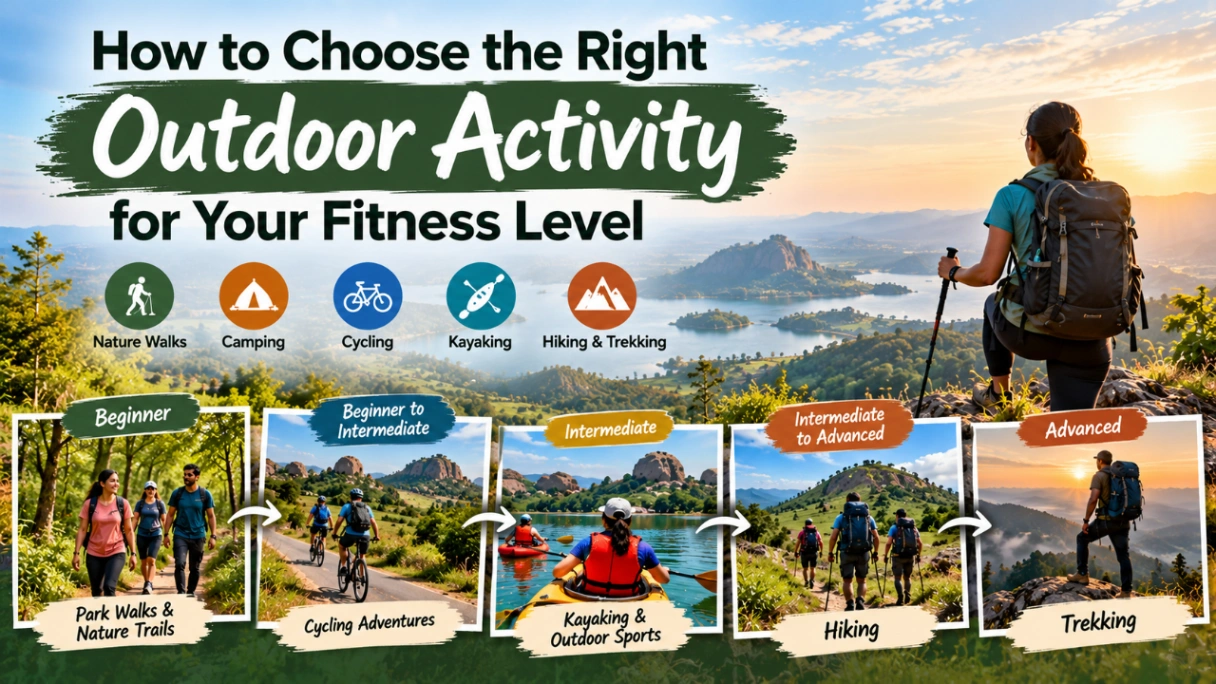 How to Choose the Right Outdoor Activity for Your Fitness Level