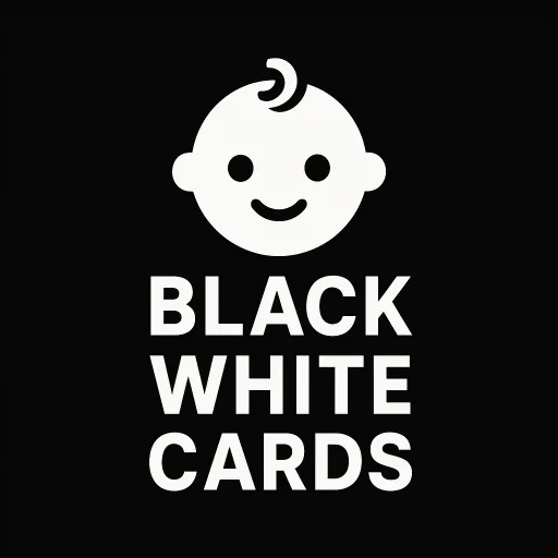 Black & White Baby Cards