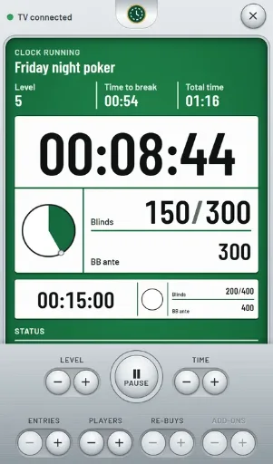 Poker Night Clock